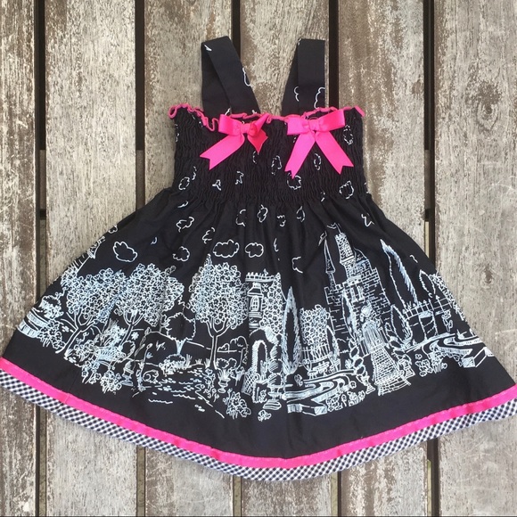 Bonnie Baby Other - 18mo Bonnie Baby Paris Print Toile Dress
